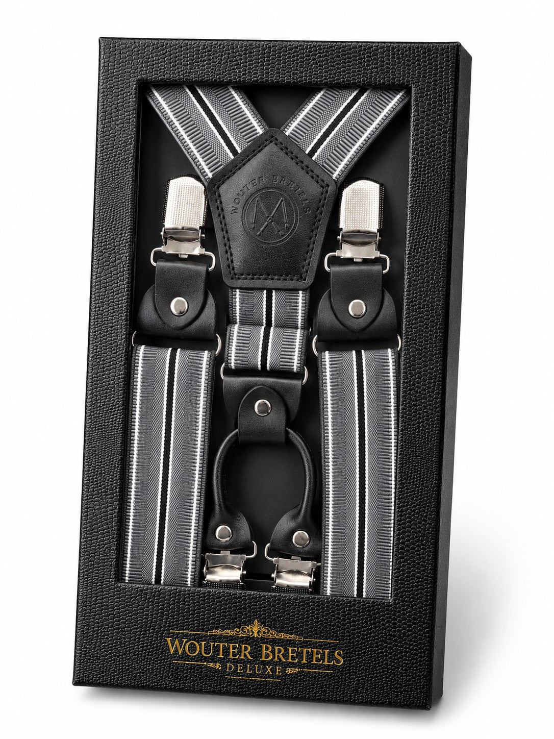 Bretels Deluxe Grijs - Strepen
