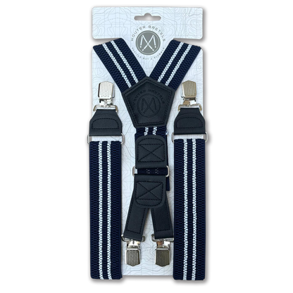 Bretels blauw-wit