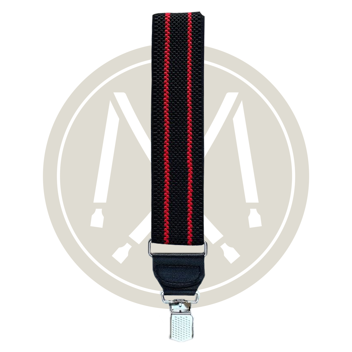Bretels zwart-rood