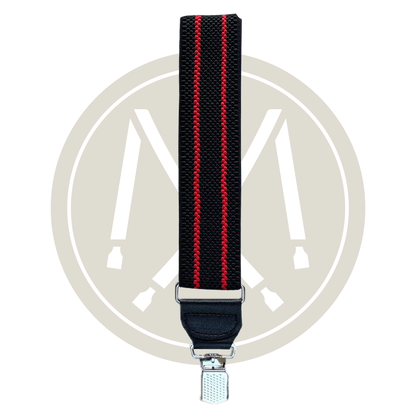 Bretels zwart-rood