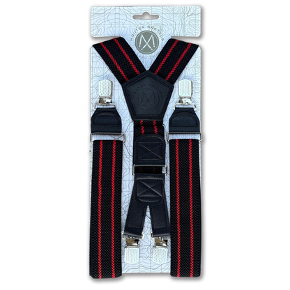 Bretels zwart-rood